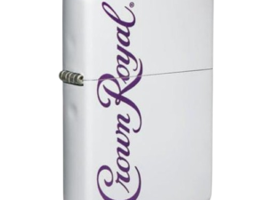 Zippo Crown Royal Logo White Matte Pocket Lighter