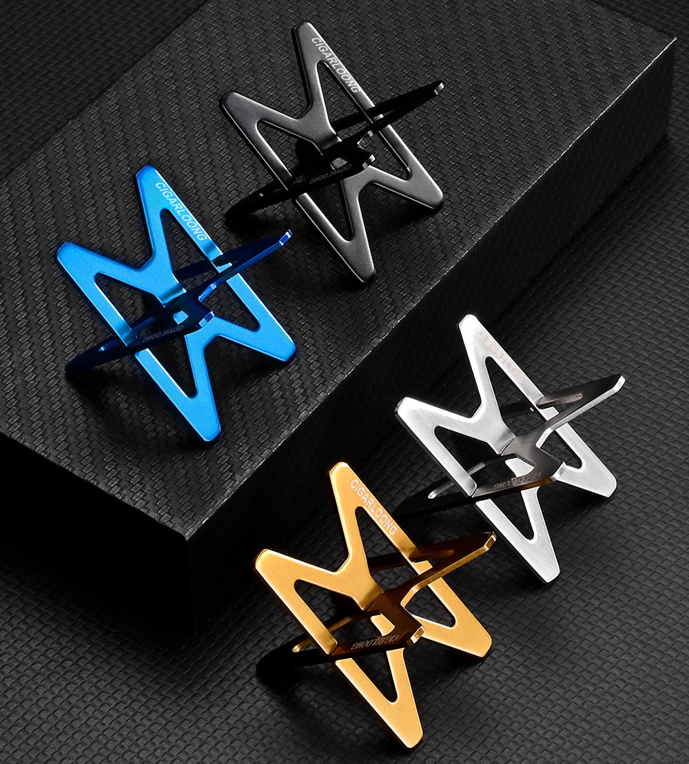 Portable Stainless Steel Cigar Holder