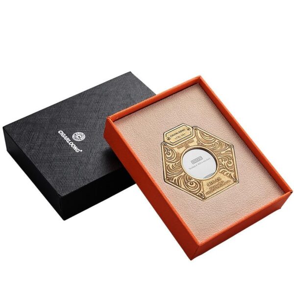 Carved Hexagonal Cigar Cutter - Image 7