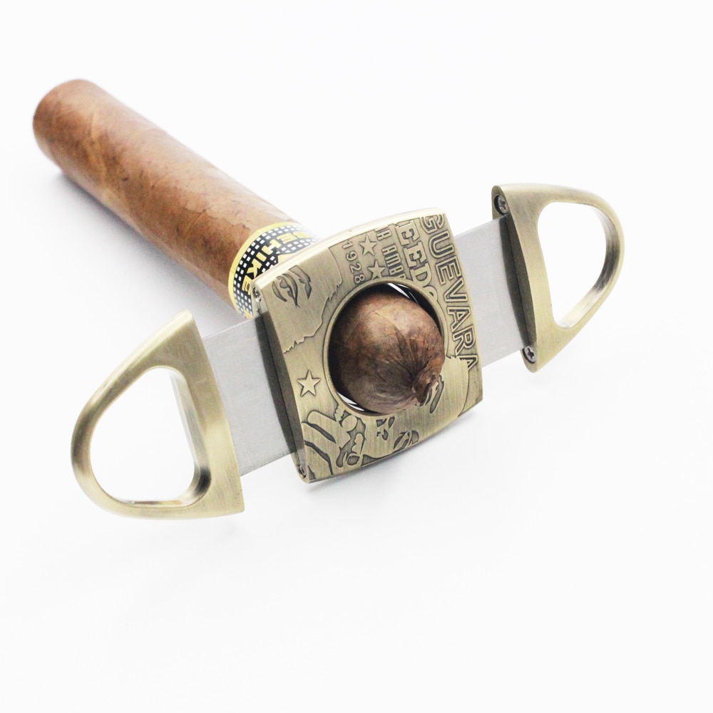 Stainless Steel Double Blades Cigar Cutter