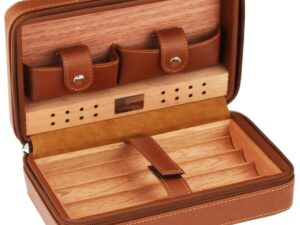Portable Cedar Wood Cigar Humidor Box