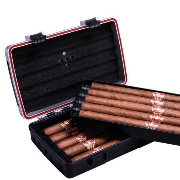 Portable Shockproof Cigar Humidor - Image 6