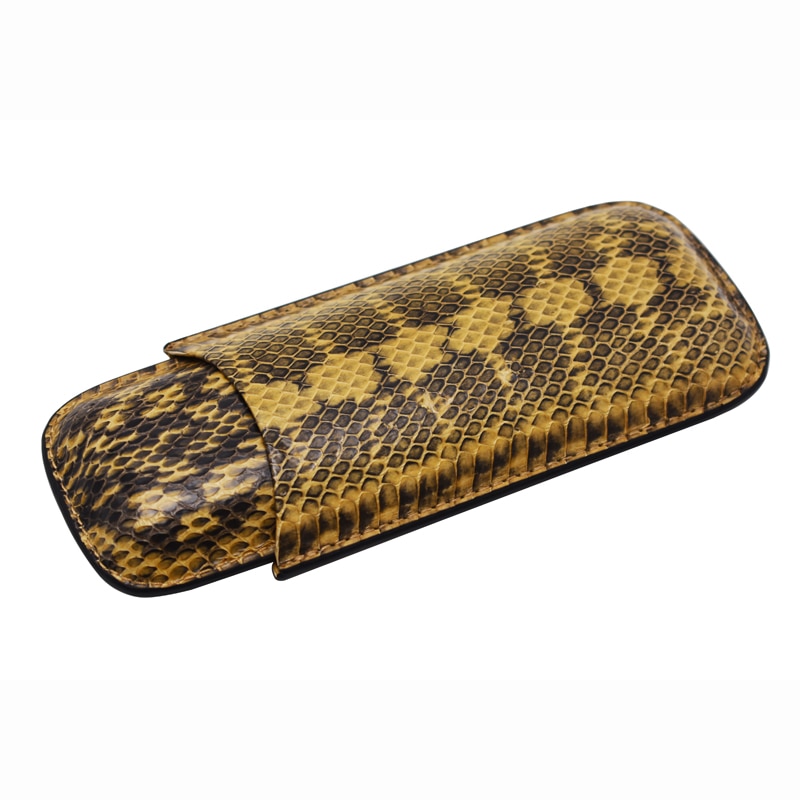 Genuine Snake Leather Cigar Case