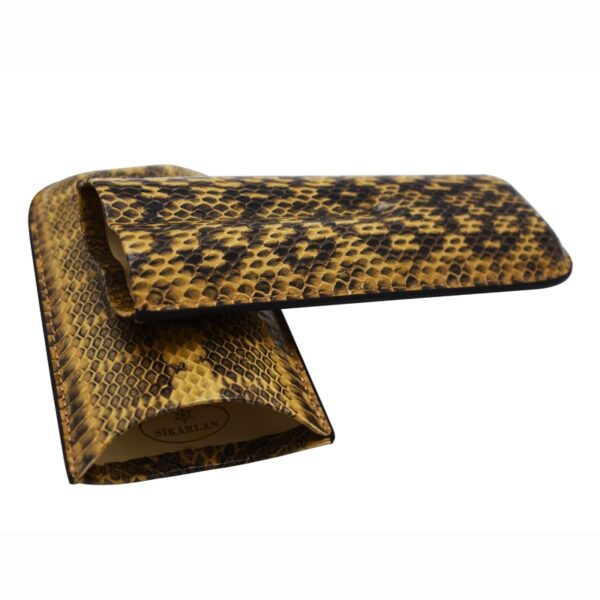 Genuine Snake Leather Cigar Case - Image 6