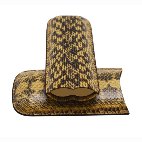 Genuine Snake Leather Cigar Case - Image 4