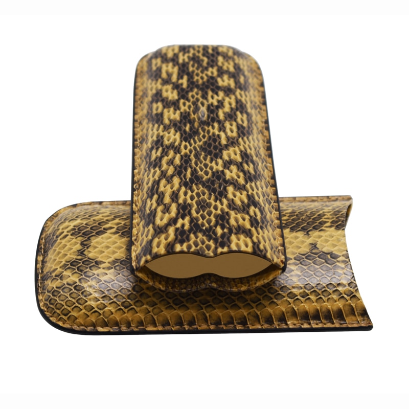 Genuine Snake Leather Cigar Case