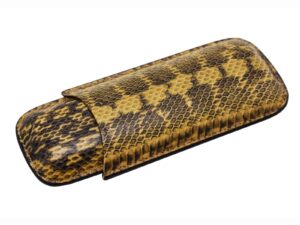 Genuine Snake Leather Cigar Case